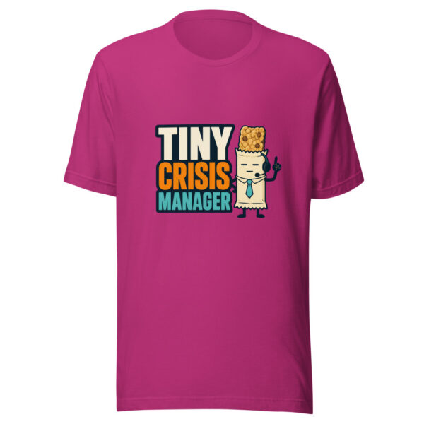 Tiny Crisis Manager Snack-ritual-2026 Graphic Tee front view