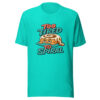 Too Tired To Spiral Graphic Tee mockup 3