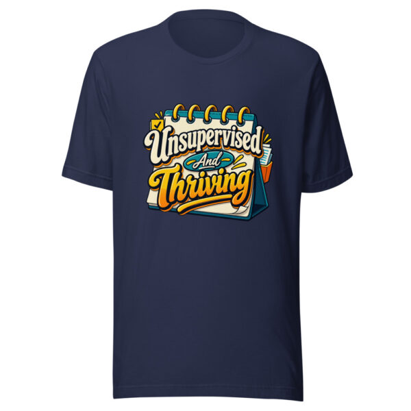 Unsupervised And Thriving Graphic Tee mockup 6