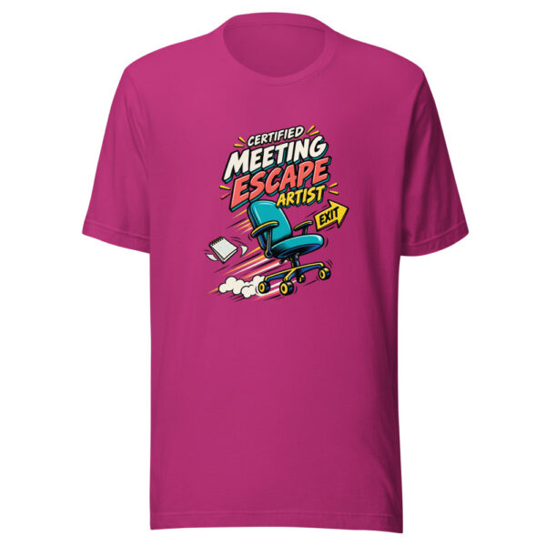 Certified Meeting Escape Artist Meeting-escape-artist Graphic Tee mockup 3 Certified Meeting Escape Artist Meeting-escape-artist Graphic Tee mockup 3