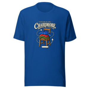 Curator Of The Chairdrobe Household-humor Graphic Tee front view