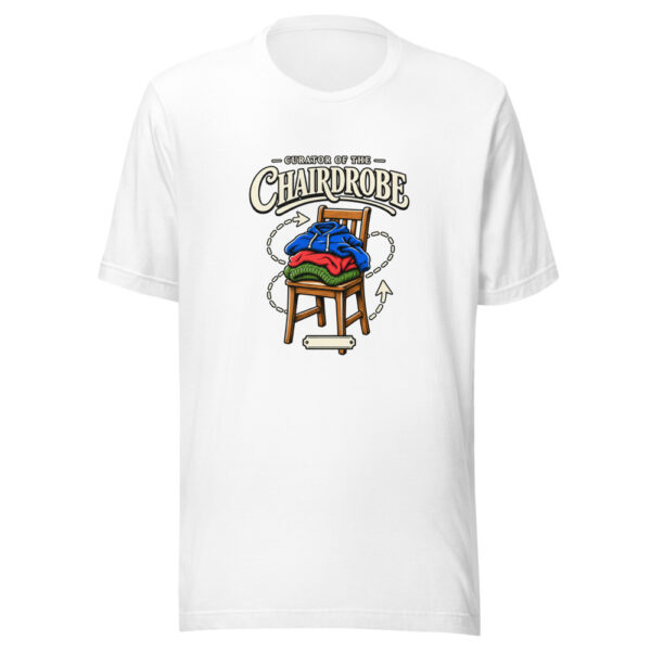 Curator Of The Chairdrobe Household-humor Graphic Tee mockup 6 Curator Of The Chairdrobe Household-humor Graphic Tee mockup 6