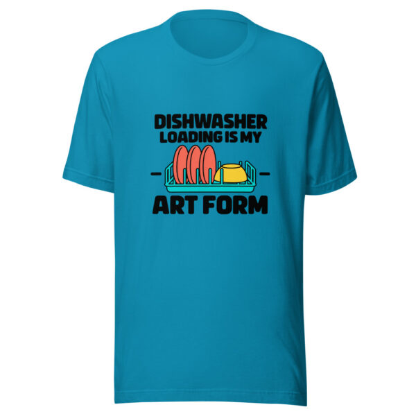 Dishwasher Loading Is My Art Form Graphic Tee mockup 1 Dishwasher Loading Is My Art Form Graphic Tee front view