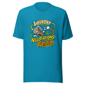 Laundry Negotiations Failed Graphic Tee front view