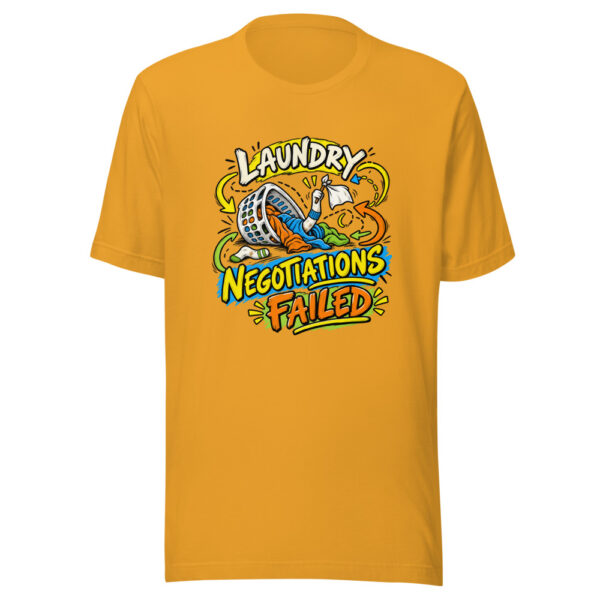Laundry Negotiations Failed Graphic Tee mockup 2