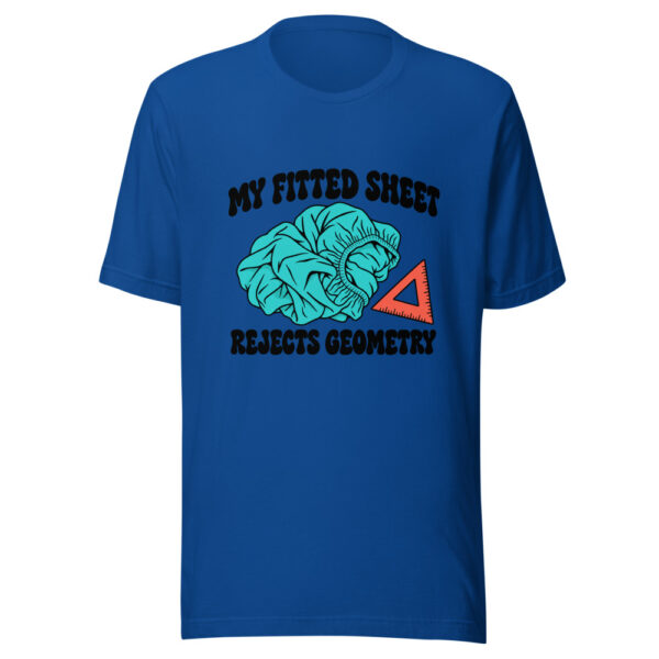 My Fitted Sheet Rejects Geometry Graphic Tee mockup 3 My Fitted Sheet Rejects Geometry Graphic Tee mockup 3