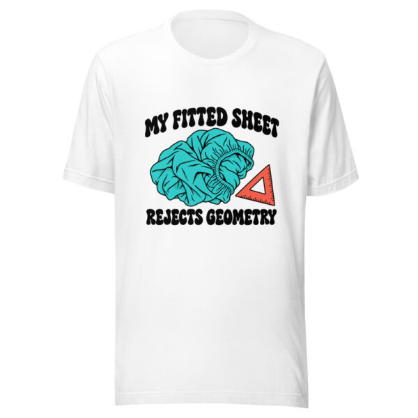 My Fitted Sheet Rejects Geometry Graphic Tee mockup 5 My Fitted Sheet Rejects Geometry Graphic Tee mockup 5