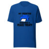 My Printer Requires A Peace Treaty Graphic Tee mockup 2 My Printer Requires A Peace Treaty Graphic Tee mockup 2