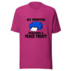 My Printer Requires A Peace Treaty Graphic Tee mockup 3 My Printer Requires A Peace Treaty Graphic Tee mockup 3