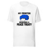 My Printer Requires A Peace Treaty Graphic Tee mockup 5 My Printer Requires A Peace Treaty Graphic Tee mockup 5
