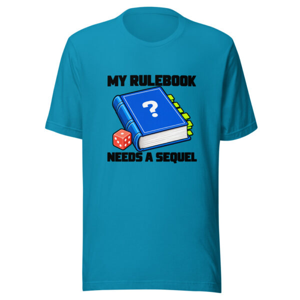 My Rulebook Needs A Sequel Graphic Tee front view