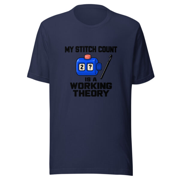 My Stitch Count Is A Working Theory Graphic Tee mockup 6 My Stitch Count Is A Working Theory Graphic Tee mockup 6