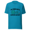 My Yarn Has A Complicated Backstory Graphic Tee mockup 2