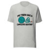 My Yarn Has A Complicated Backstory Graphic Tee mockup 7