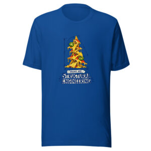 Nachos Are Structural Engineering Food-humor Graphic Tee front view