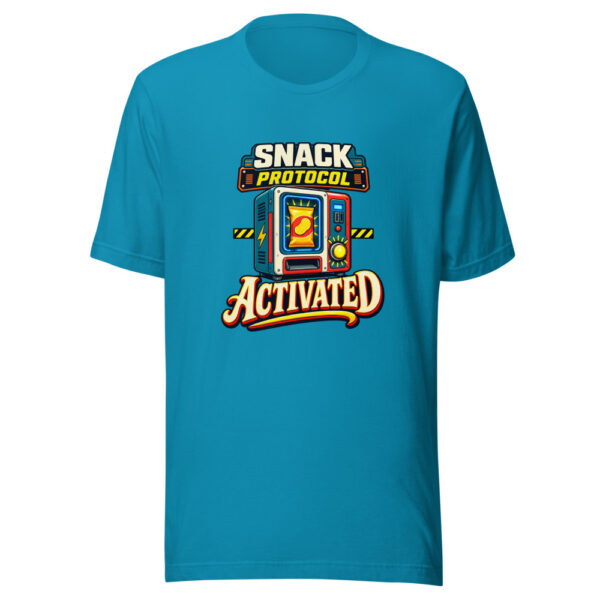Snack Protocol Activated Snack-humor Graphic Tee mockup 2 Snack Protocol Activated Snack-humor Graphic Tee mockup 2