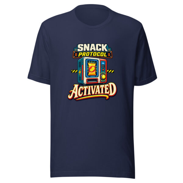 Snack Protocol Activated Snack-humor Graphic Tee mockup 7 Snack Protocol Activated Snack-humor Graphic Tee mockup 7