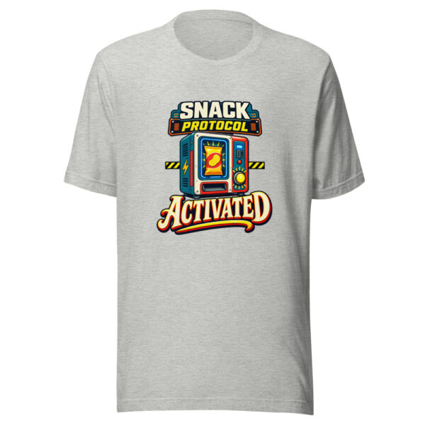 Snack Protocol Activated Snack-humor Graphic Tee mockup 8 Snack Protocol Activated Snack-humor Graphic Tee mockup 8