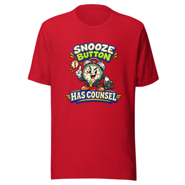Snooze Button Has Counsel Lazy-day-humor Graphic Tee mockup 8 Snooze Button Has Counsel Lazy-day-humor Graphic Tee mockup 8