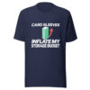 Card Sleeves Inflate My Storage Budget Graphic Tee mockup 6 Card Sleeves Inflate My Storage Budget Graphic Tee mockup 6