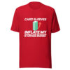 Card Sleeves Inflate My Storage Budget Graphic Tee mockup 8 Card Sleeves Inflate My Storage Budget Graphic Tee mockup 8