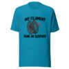 My Filament Runs On Suspense Graphic Tee front view