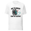 My Filament Runs On Suspense Graphic Tee mockup 5 My Filament Runs On Suspense Graphic Tee mockup 5