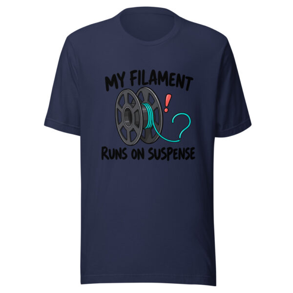My Filament Runs On Suspense Graphic Tee mockup 6 My Filament Runs On Suspense Graphic Tee mockup 6