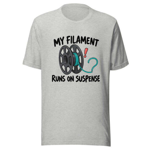 My Filament Runs On Suspense Graphic Tee mockup 7 My Filament Runs On Suspense Graphic Tee mockup 7