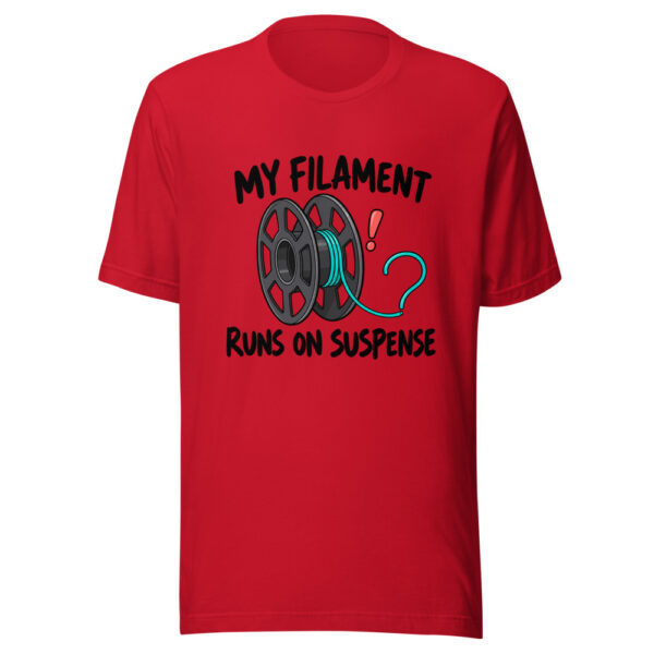 My Filament Runs On Suspense Graphic Tee mockup 8 My Filament Runs On Suspense Graphic Tee mockup 8