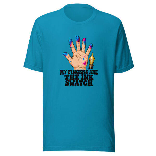 My Fingers Are The Ink Swatch Graphic Tee mockup 2 My Fingers Are The Ink Swatch Graphic Tee mockup 2