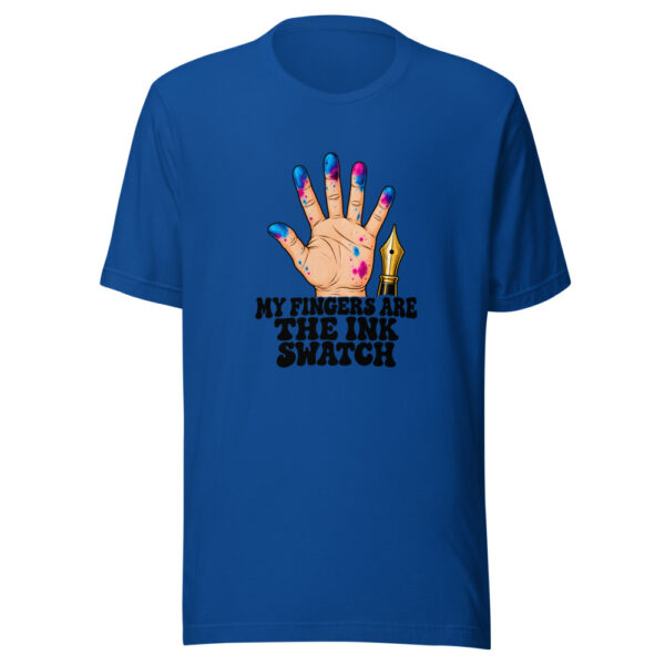 My Fingers Are The Ink Swatch Graphic Tee mockup 3 My Fingers Are The Ink Swatch Graphic Tee mockup 3