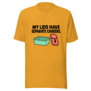 My Lids Have Separate Careers Graphic Tee front view