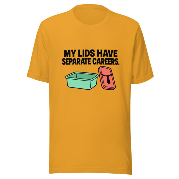 My Lids Have Separate Careers Graphic Tee mockup 1 My Lids Have Separate Careers Graphic Tee front view