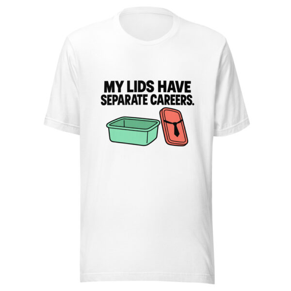 My Lids Have Separate Careers Graphic Tee mockup 5 My Lids Have Separate Careers Graphic Tee mockup 5