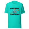 My Row Counter Pleads The Fifth Graphic Tee front view