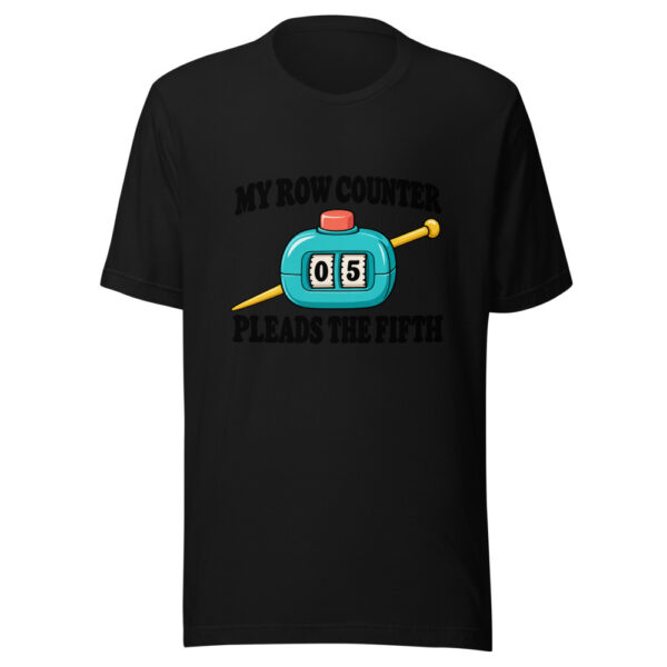 My Row Counter Pleads The Fifth Graphic Tee mockup 4 My Row Counter Pleads The Fifth Graphic Tee mockup 4