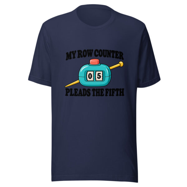 My Row Counter Pleads The Fifth Graphic Tee mockup 6 My Row Counter Pleads The Fifth Graphic Tee mockup 6