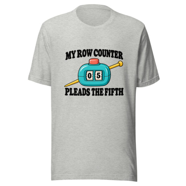 My Row Counter Pleads The Fifth Graphic Tee mockup 7 My Row Counter Pleads The Fifth Graphic Tee mockup 7