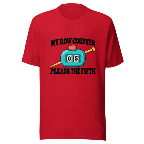 My Row Counter Pleads The Fifth Graphic Tee mockup 8 My Row Counter Pleads The Fifth Graphic Tee mockup 8