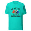 My Test Tiles Have Main Character Energy Graphic Tee mockup 3
