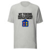 My Tokens Need A Housing Department Graphic Tee mockup 7