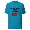 My Yarn Budget Ends Mid Row Graphic Tee mockup 2 My Yarn Budget Ends Mid Row Graphic Tee mockup 2