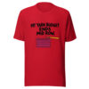 My Yarn Budget Ends Mid Row Graphic Tee mockup 8 My Yarn Budget Ends Mid Row Graphic Tee mockup 8