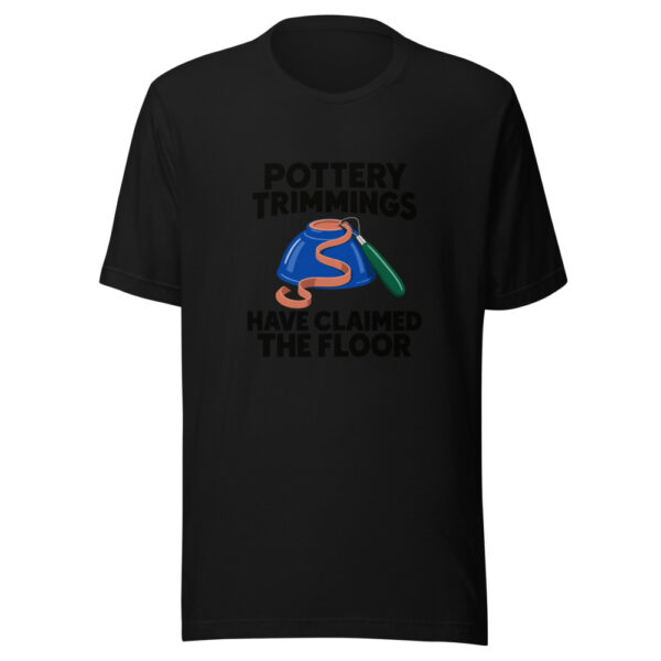 Pottery Trimmings Have Claimed The Floor Graphic Tee mockup 4 Pottery Trimmings Have Claimed The Floor Graphic Tee mockup 4