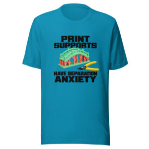 Print Supports Have Separation Anxiety Graphic Tee mockup 1 Print Supports Have Separation Anxiety Graphic Tee front view