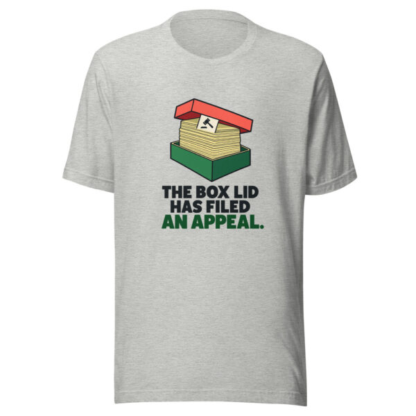 The Box Lid Has Filed An Appeal Graphic Tee mockup 7 The Box Lid Has Filed An Appeal Graphic Tee mockup 7